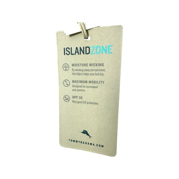 Tommy Bahama Mens Orange Blue Siesta Key Charmed Check Button Up Shirt Sz M New - Picture 9 of 11